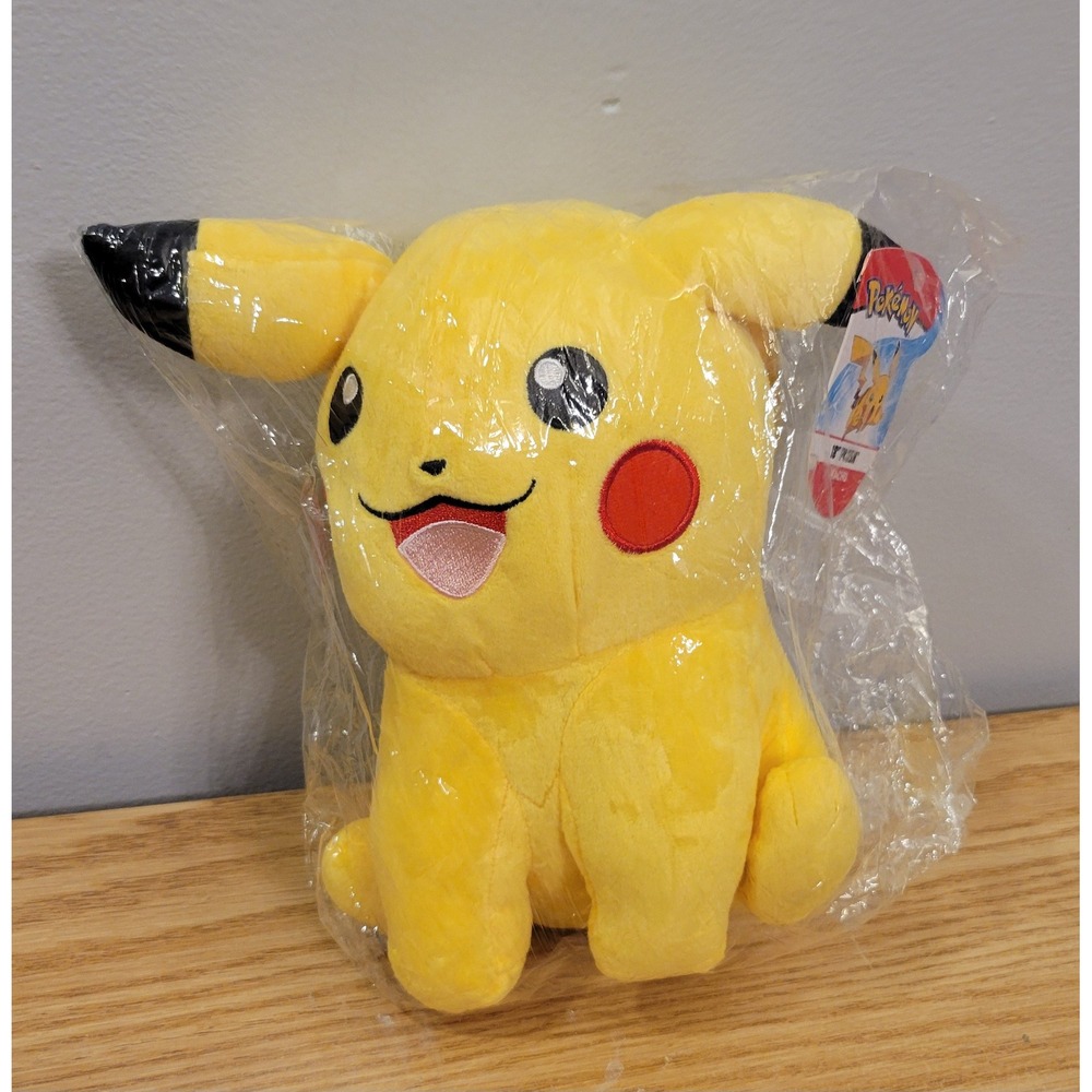 Pokemon Pikachu 9" Plush WCT Factory Error Misprint Tag Sealed 18" Tag Error